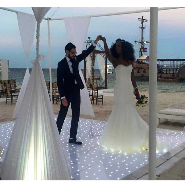 Wedding Lighting Acrylic LED Dance Floor LED Warm/Cool White Starlit Dance Floor