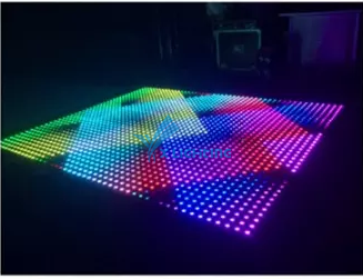 Nightclub led dance floor Disco dance floor tiles  64 Pixels Interactive LED dance floor