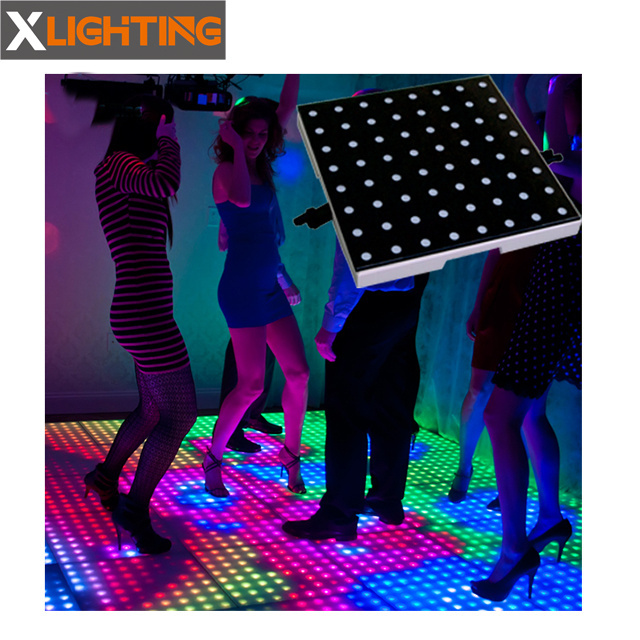 Disco DJ Wedding Lighting PC/SD Control 8*8 Pixels Interactive LED Dance Floor