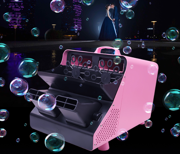 300w Automatic Remote Control Wedding Party Stage Effect Smoke Bubble Machine Fog Bubble Machine with Smoke