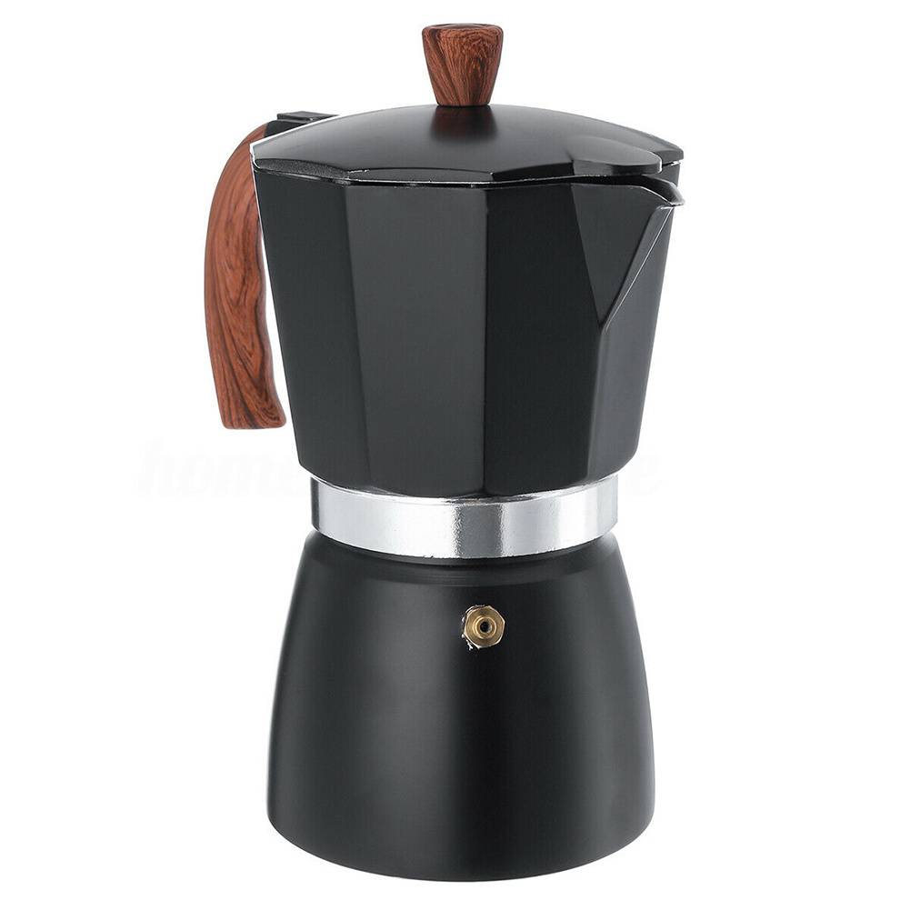 Stovetop Espresso Maker  Moka Coffee Pot Italian Espresso for Gas or Electric Ceramic Stovetop Italian Coffee maker