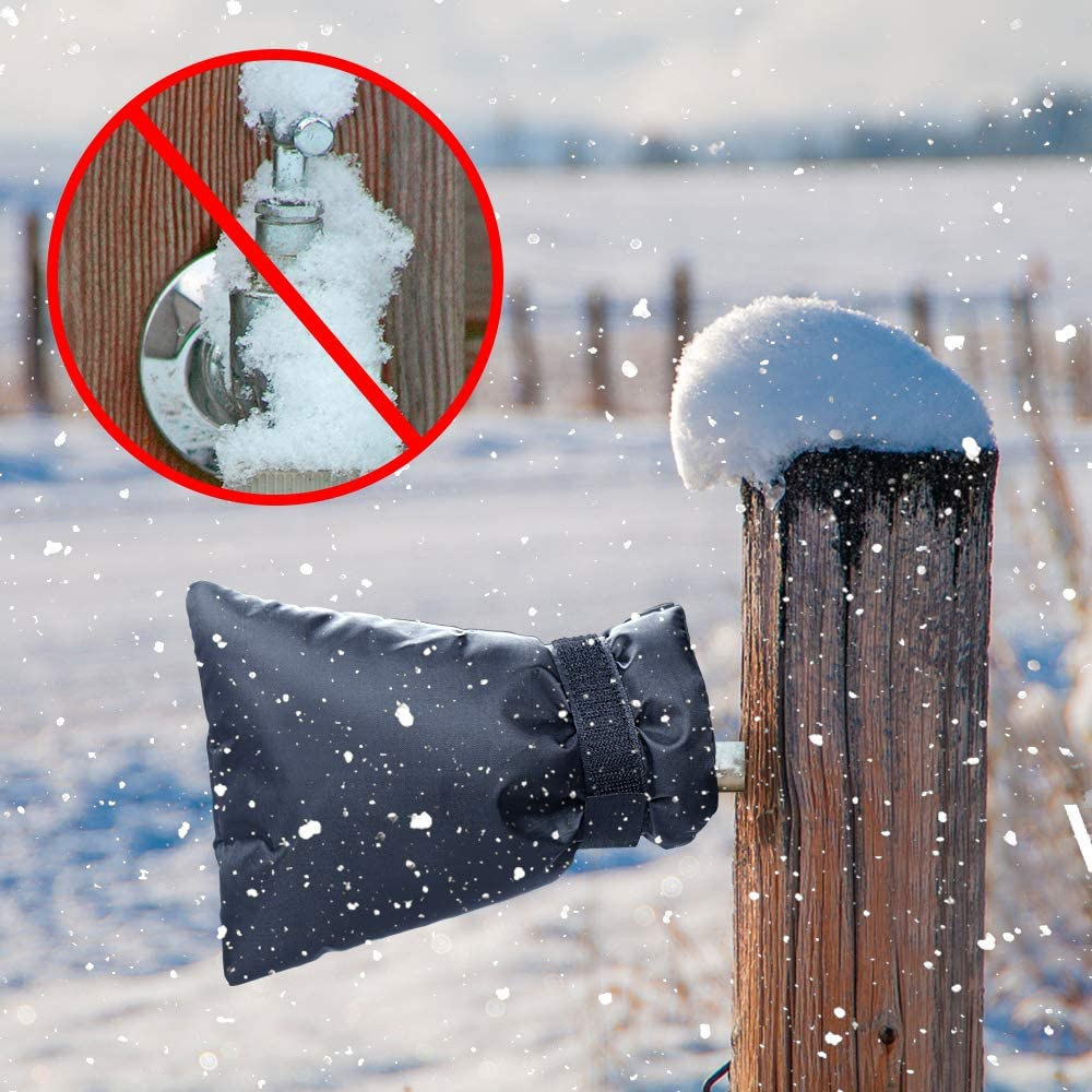 Outdoor Faucet Cover Socks for Winter Freeze Protection Spigot Covers Outside Faucet Covers