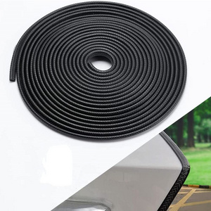 Car Door Edge Guard 16.4Ft Universal Fit U Shape Edge Trim Car Door Protector Rubber Seal Car Door Protection Strip No Glue