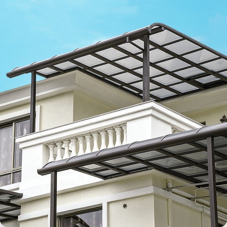 Custom Size Window Awnings: Polycarbonate Front Door Canopy Covers and Outdoor Patio Awning Options