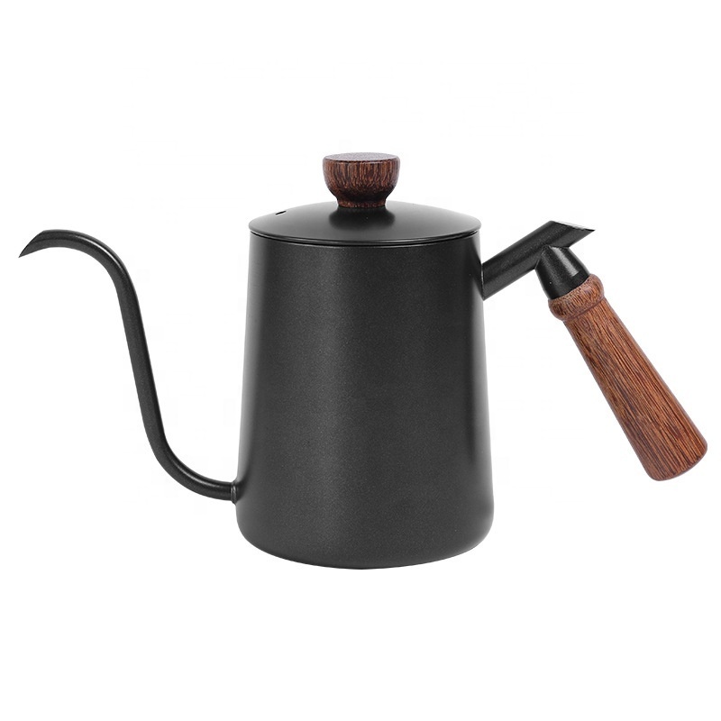 600ml Hand Drip Kettle Coffee Pot and Tea Pot with Long Spout Thick Stainless Steel Pour over Kettle for Home Use