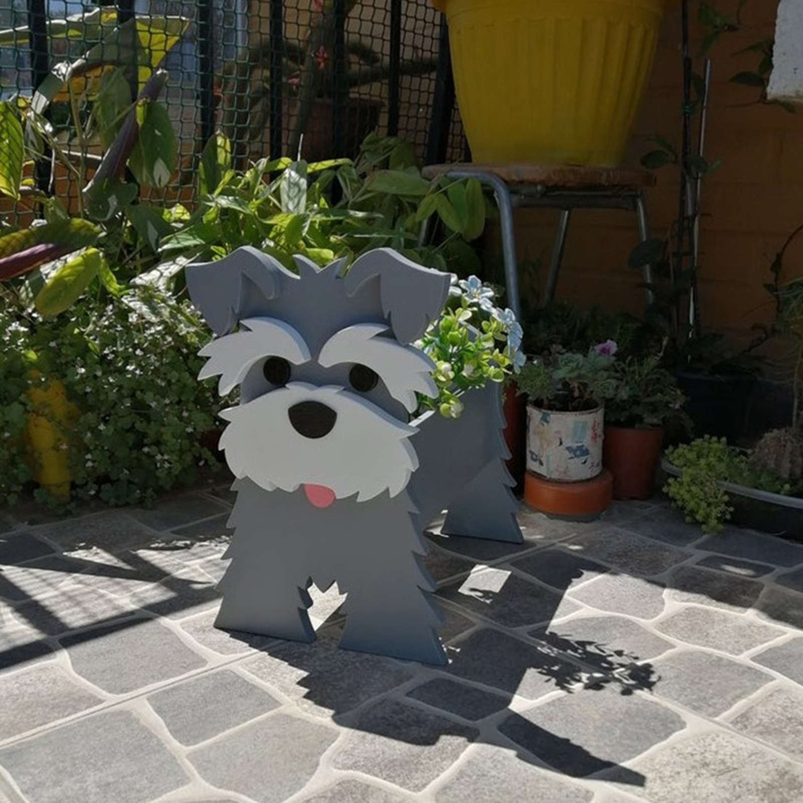 Dog Planter Plant Pots Animal Shaped Cartoon Planter Cute Dog Flower Pots for Garden Flower Cactus Air Plants