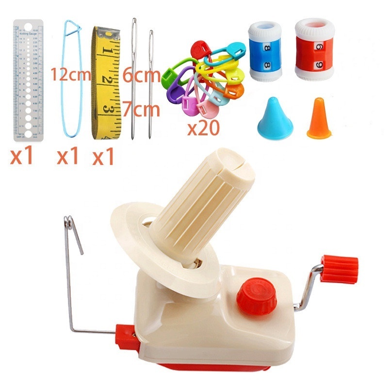 Hands Operated Yarn Fiber String Ball Wool Winder Machines Yarn Ball Winder for DIY Sewing Making Repair Craft Tools