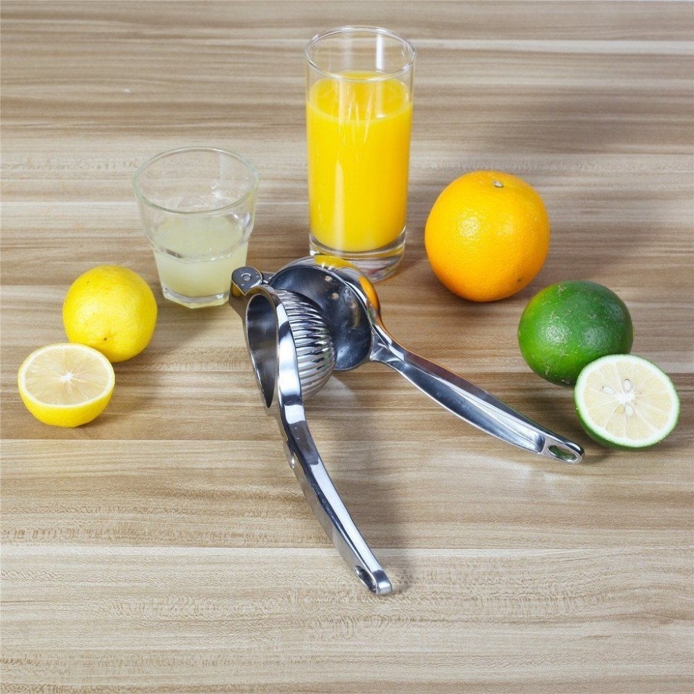 Lemon Squeezer - Lemon Squeezer Lime Juicer Diecase stainless steel 2-Bowl-in-1 Citrus Press manufacture in China