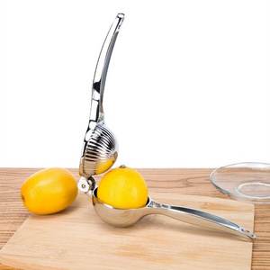 Lemon Squeezer - Lemon Squeezer Lime Juicer Diecase stainless steel 2-Bowl-in-1 Citrus Press manufacture in China