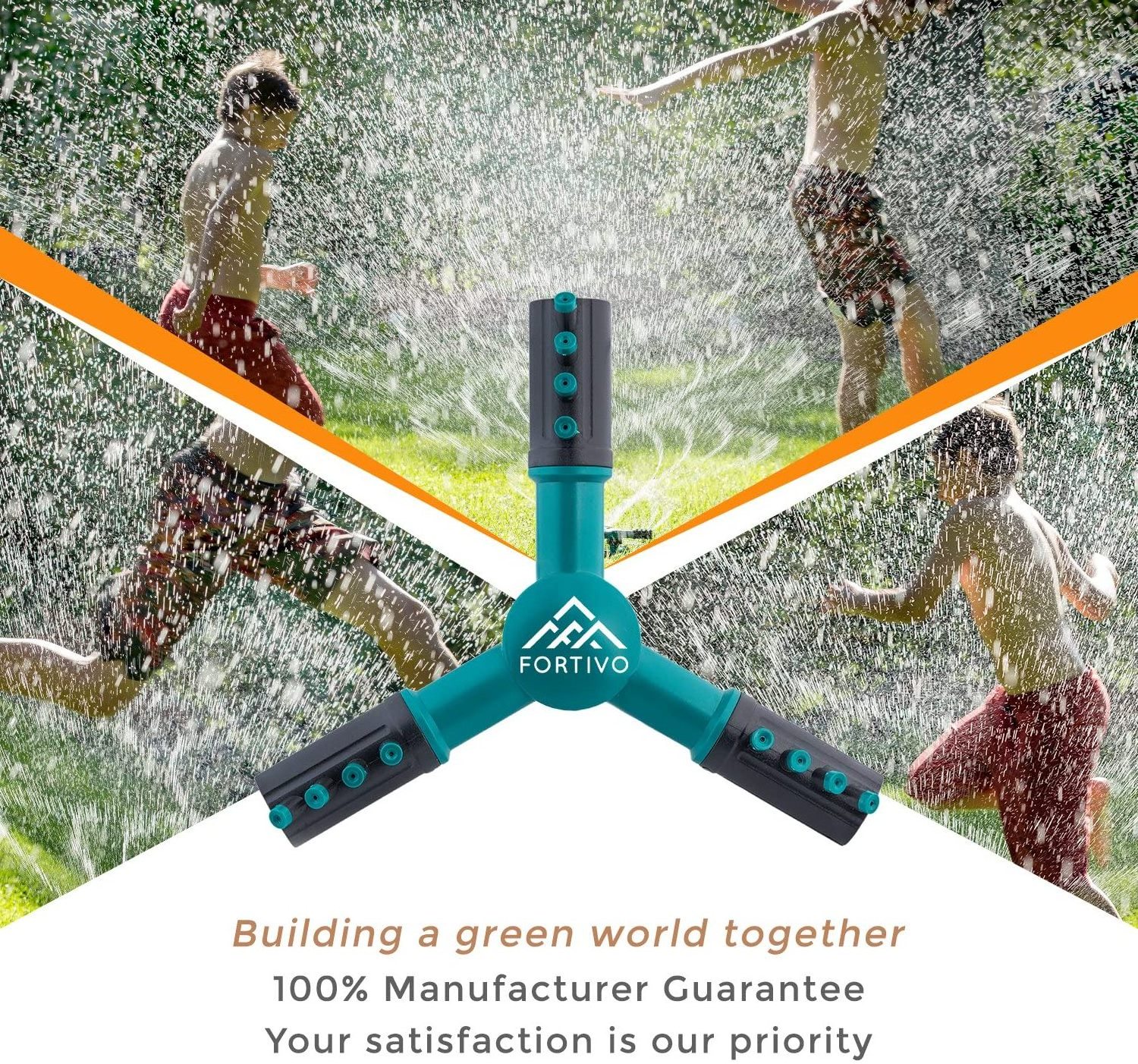 Garden Sprinklers Automatic Watering Grass Lawn 360 Degree Rotating Water Sprinkler 3 Arms Nozzles Garden Irrigation Tools