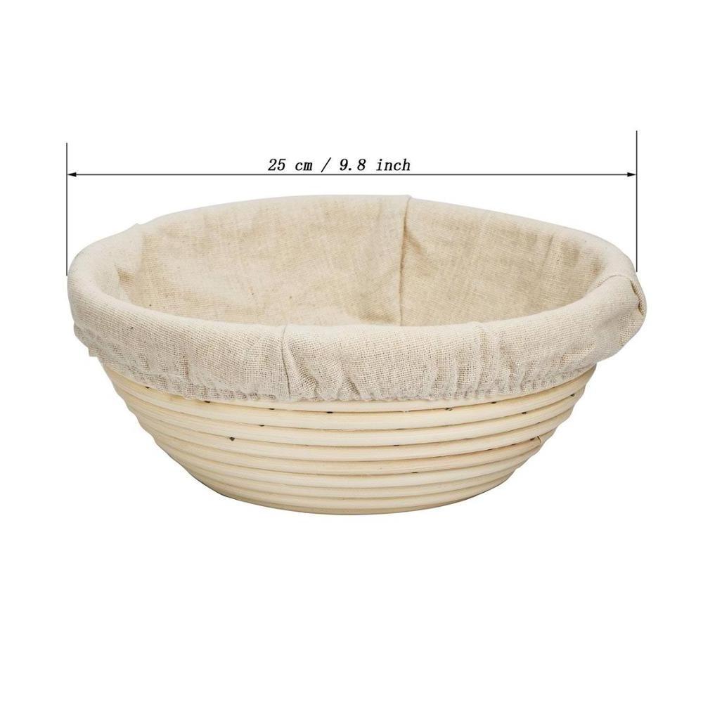 Dropshipping new design hot sale 10 inch banetton bread proofing basket