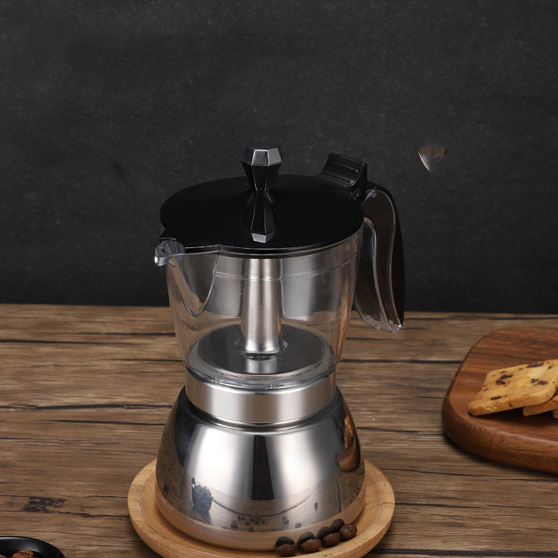 Coffee Maker Stovetop Cafeteira Espresso Percolator Mocha Coffee Pot ...