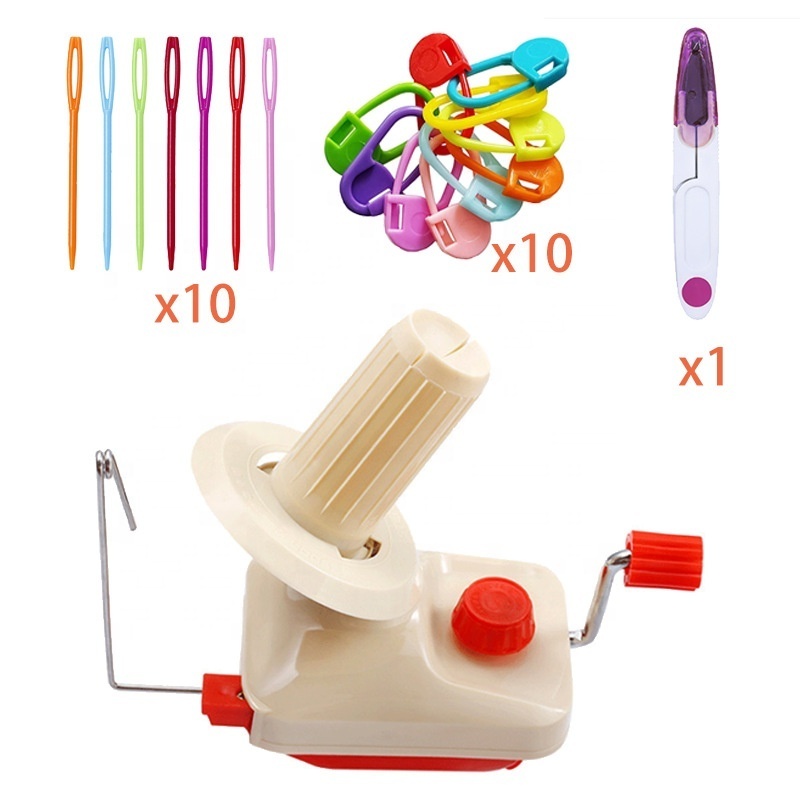 Hands Operated Yarn Fiber String Ball Wool Winder Machines Yarn Ball Winder for DIY Sewing Making Repair Craft Tools