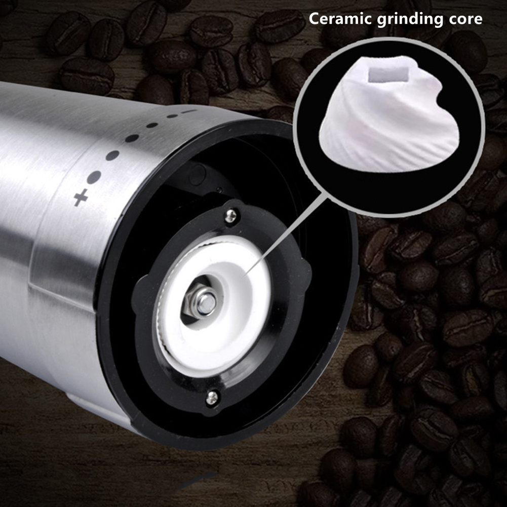 Drop shipping Portable USB Electric Coffee Grinder Machine Nuts Beans Spices Grains Pepper Grinding Automatic Kitchen Grinder