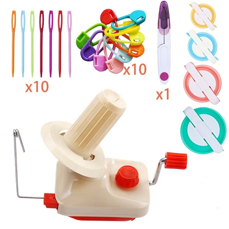 Hands Operated Yarn Fiber String Ball Wool Winder Machines Yarn Ball Winder for DIY Sewing Making Repair Craft Tools