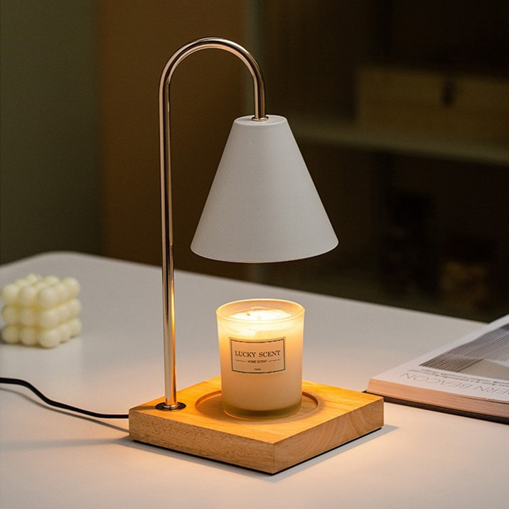 Electric Candle Warmer 110-120V Dimmable Candle Melter for Small and Large Jar Scented Candles