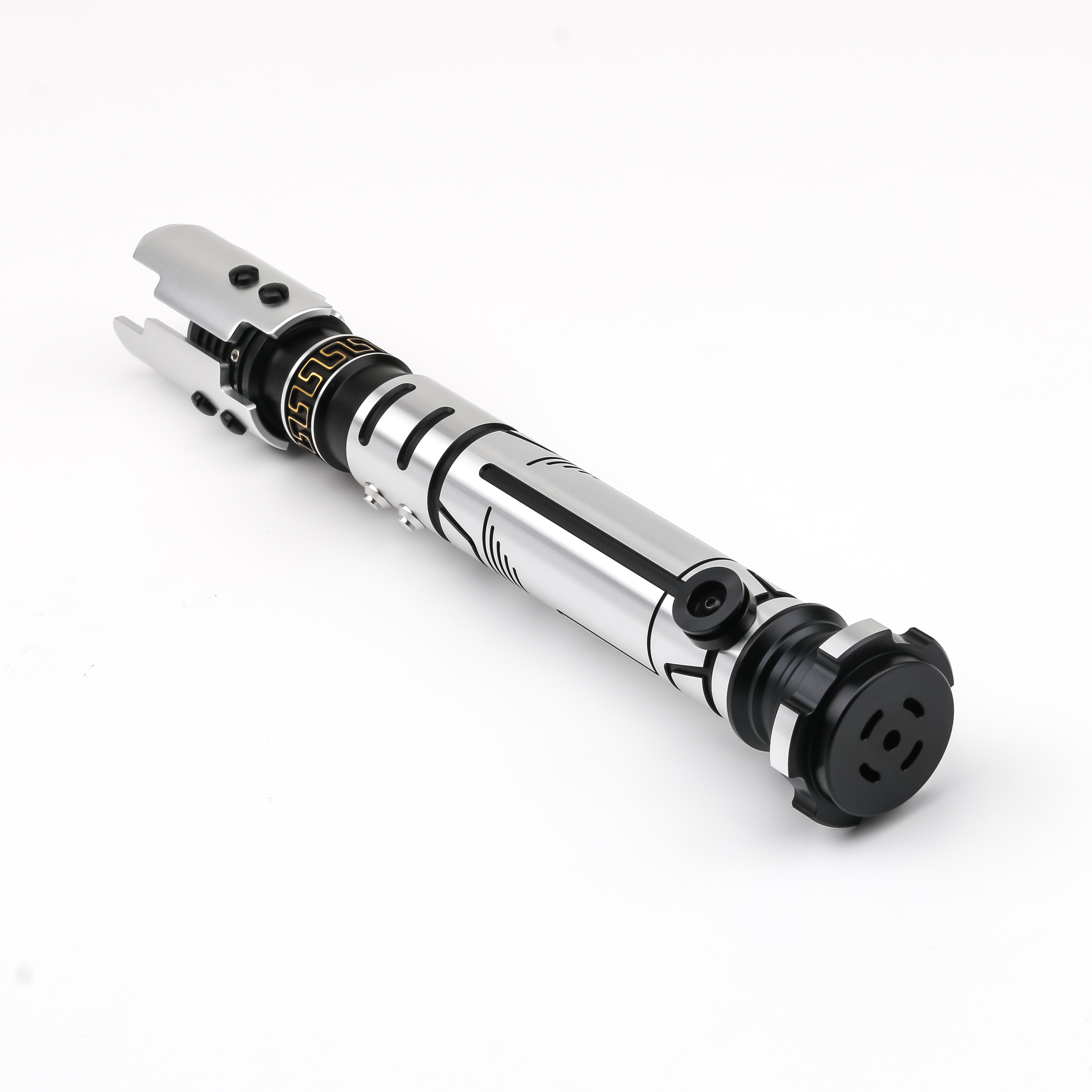 txqsaber Judger  lightsaber  NEO Swing  Dueling 1 inch Blade Metal Hilt 16 Sets of Soundfonts Blaster FOC light up toys