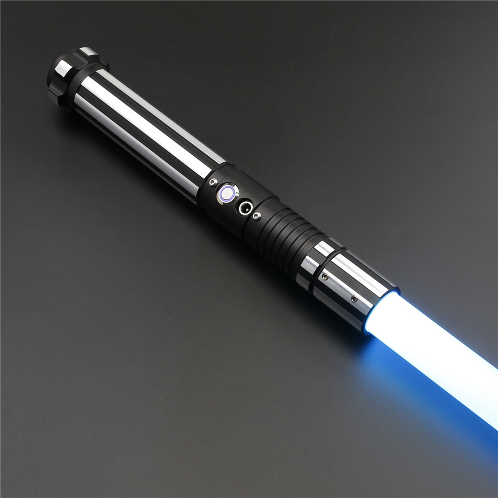 TXQsaber RGB Lightsaber Blaster FOC Lock-up Loop Light Saber 12 Colors to Change Laser Sword Light Toys for Kids