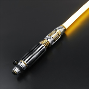 TXQSABER Mace Windu Neo Pixel Lightsaber Smooth Swing LED Sword Metal Handle Lightsaber for Jedi Sith Cosplay