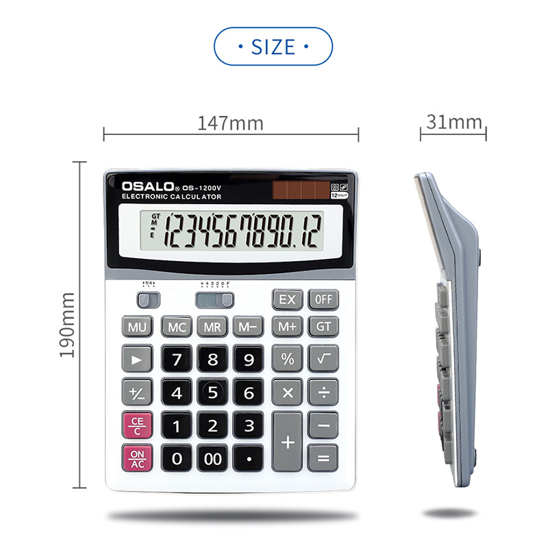 custom calculator logo 12digit novelty calculator promotional desk calculators