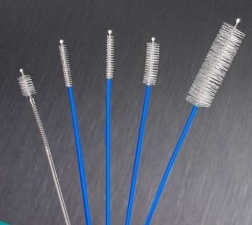 Round handle 10mm Medical Single use Disposable Port Hole Cleaning Brush endoscopy instruments brushes high