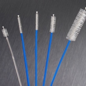 Round handle 10mm Medical Single use Disposable Port Hole Cleaning Brush endoscopy instruments brushes high