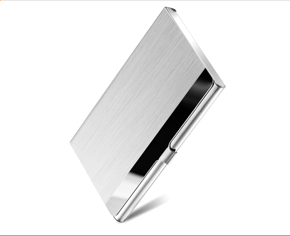 RFID Wallets for Men & Women ID Debit ATM Card Holder Stainless Steel Slim RFID Blocking Credit Card Holder