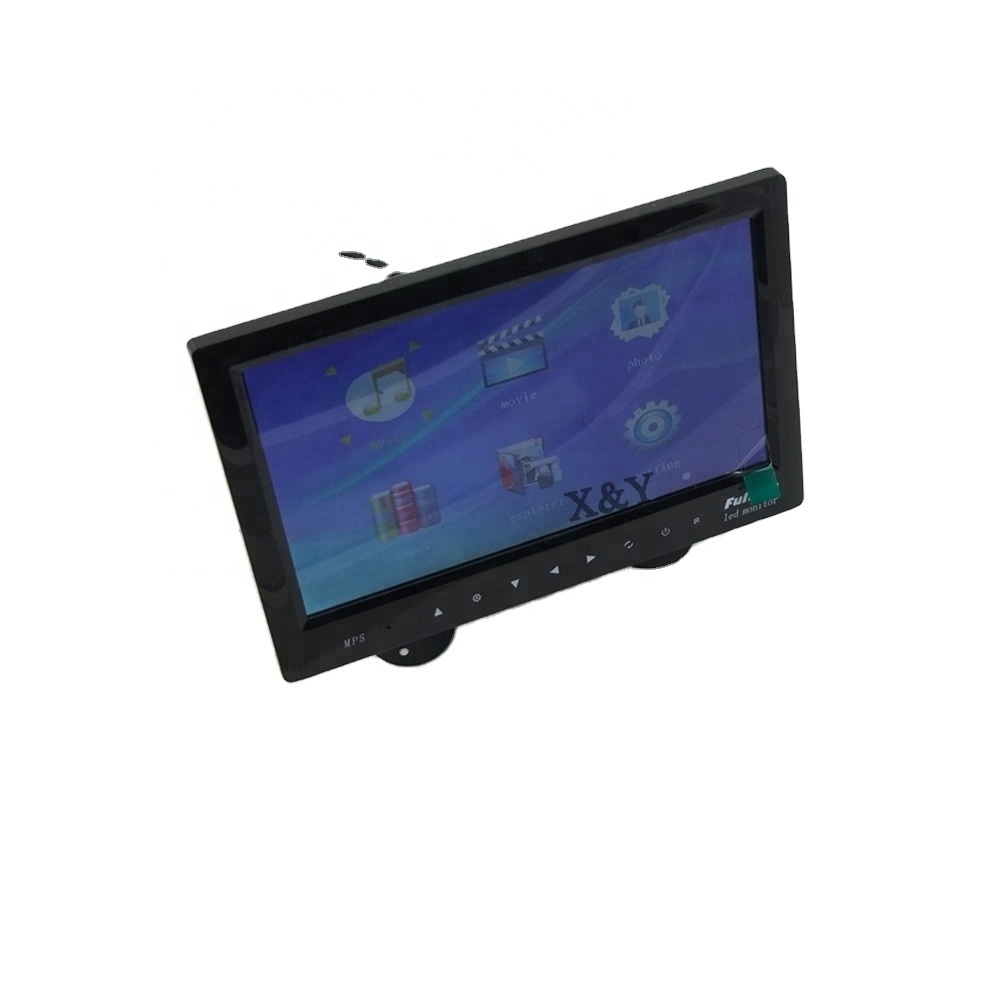 bus tv monitor ,7 inch car lcd monitor ,crt tft lcd monitor for 12~24V car and bus XY-2075MP5+BT