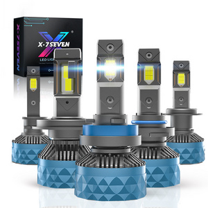 X-7SEVEN Newest Brightness Apollo Plus car led headlights H8 H9 H11 190W 38000LM CSP chip car auto led headlight bulbs