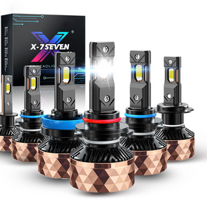 X-7SEVEN Auto Headlamp Bulb Apollo Rose 12V Faros 9005 9006 Automotive Lamp Kit Canbus Luces H11 Car Light System Focos Luz H4