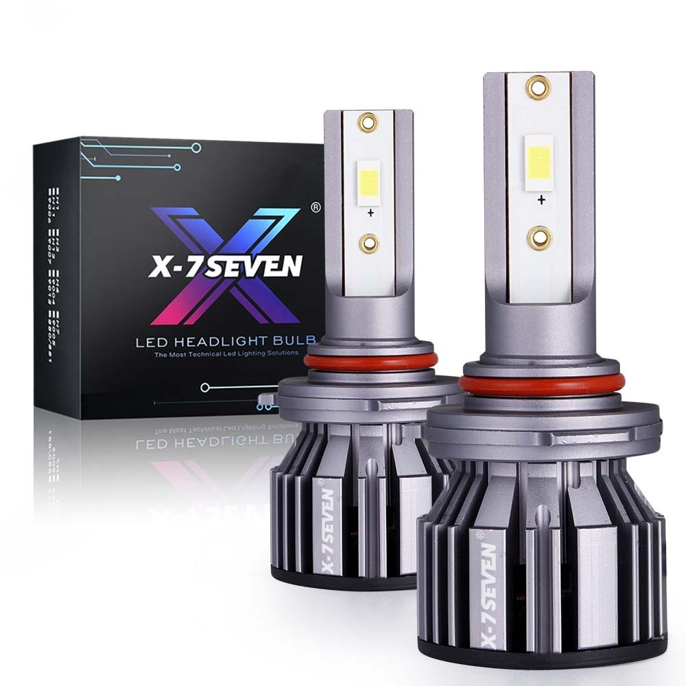 X-7SEVEN Automobiles high brightness illumination T2 led headlight bulbs h7 h4 h1 h3 h11 6800 lumens 68w car led headlights