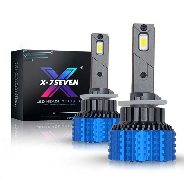 X-7SEVEN Super Bright Ultra 130W 24000 Lumens H7 Led Headlamp H11 Car Headlight light bulb Canbus Led H4