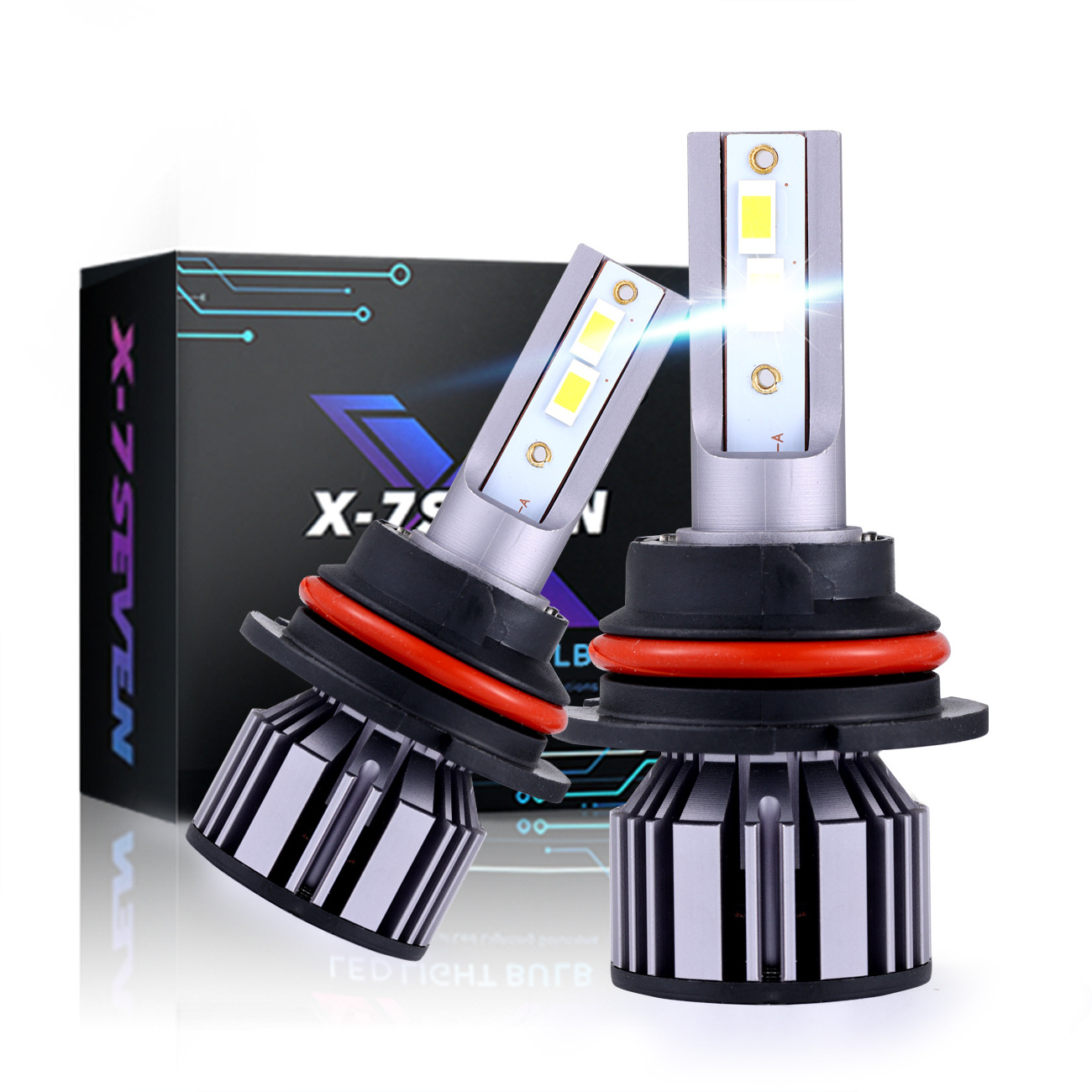 X-7SEVEN T2 best canbus ready 68w auto h4 h7 h11 6800 lumens led lighting car h1 h19 leds headlights replacement bulb