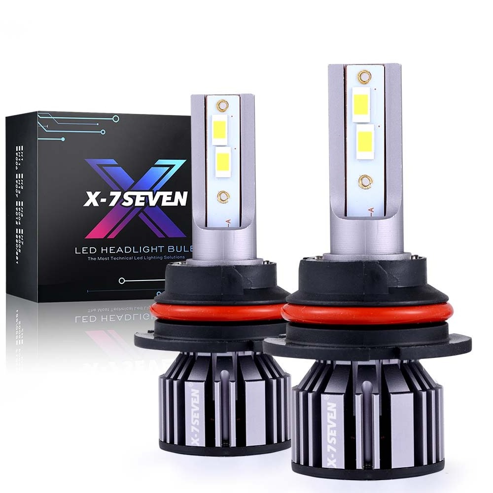 X-7SEVEN T2 best canbus ready 68w auto h4 h7 h11 6800 lumens led lighting car h1 h19 leds headlights replacement bulb