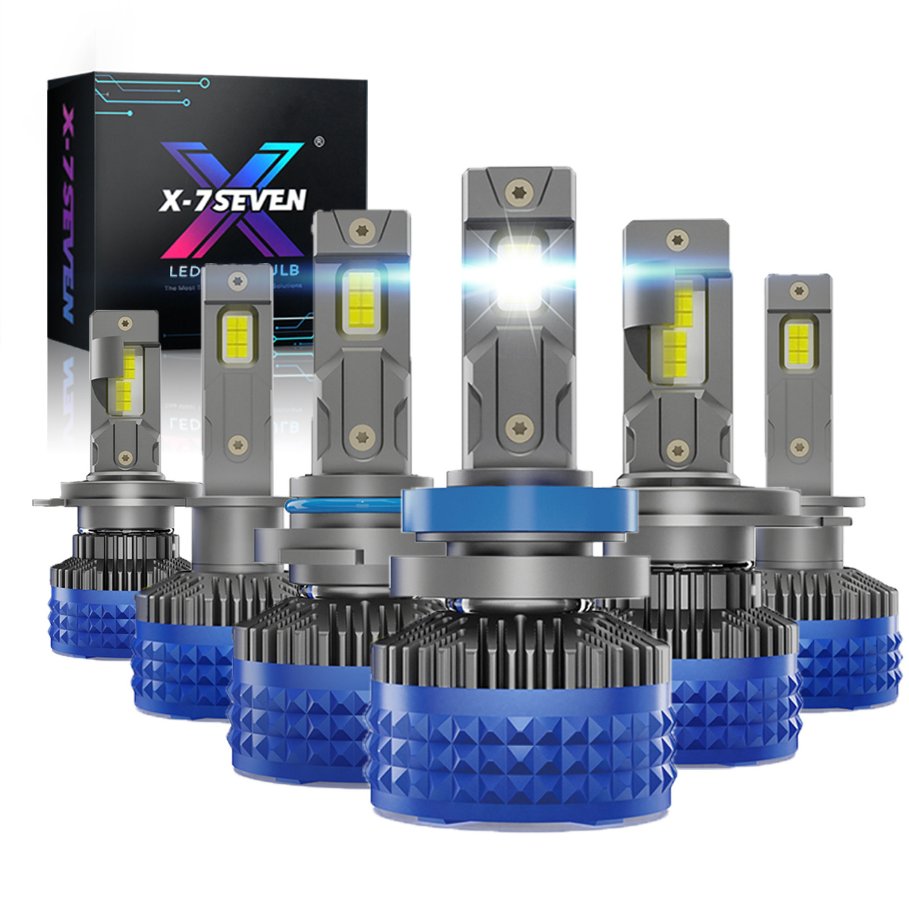 X-7SEVEN Ultra Pro 12V Auto Lights Kit Canbus Super Bright H4 Car Led Headlight Bulb Luz Luces Led H4 H11 H7 Focos Led H4