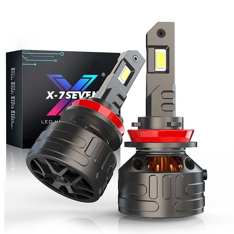 X-7SEVEN luces led para Led Kronos h4 36000Lm 6500K Auto Headlight Led h1 h3 h7 9005 9006 OEM Car h11 160W Led Headlight Bulbs