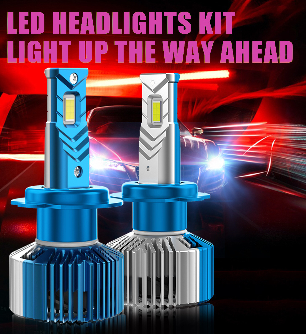 X-7SEVEN Super Brightness Car Light Bulb Lamp Emperor Pro 13000LM 6500K Car Led Headlight 9005 9006 H4 H7 H11 Led Bulb