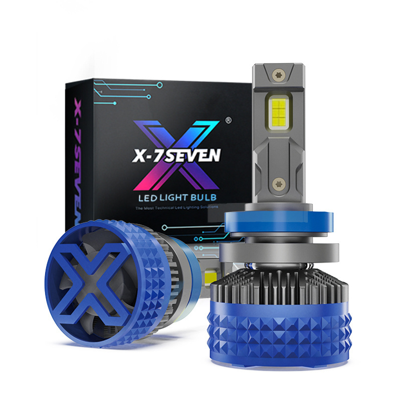 X-7SEVEN Hot Sale 130W Ultra Pro Led Auto Lighting System Headlight 6500K Canbus H4 H7 H11 9005 9006 Led Lamp Car Bulb