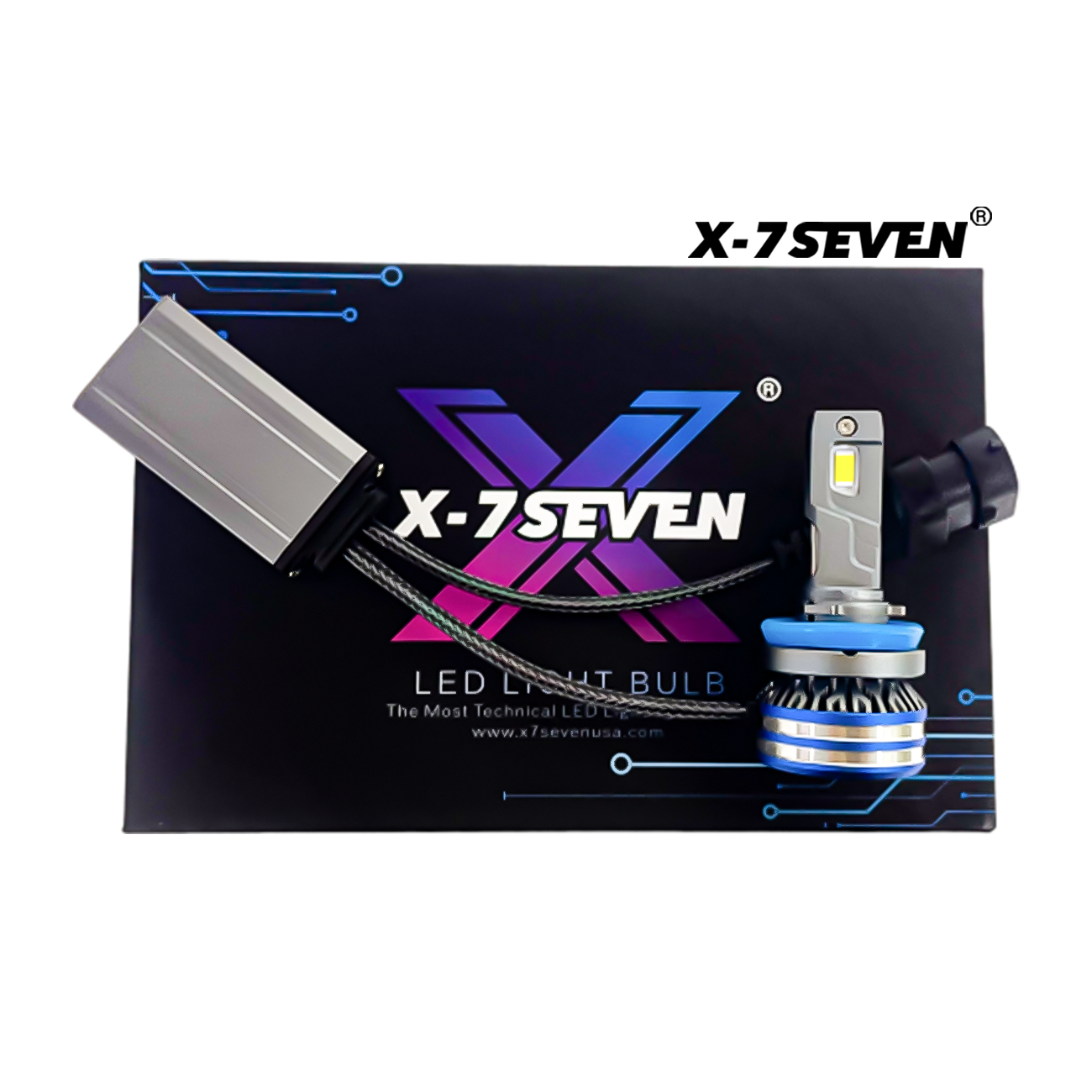 X-7SEVEN Auto Lighting System 150W 6500K Yuniverse H1 H3 H4 H7 H11 Car Accessories 28000LM 9004 9007 Led Headlight Bulb