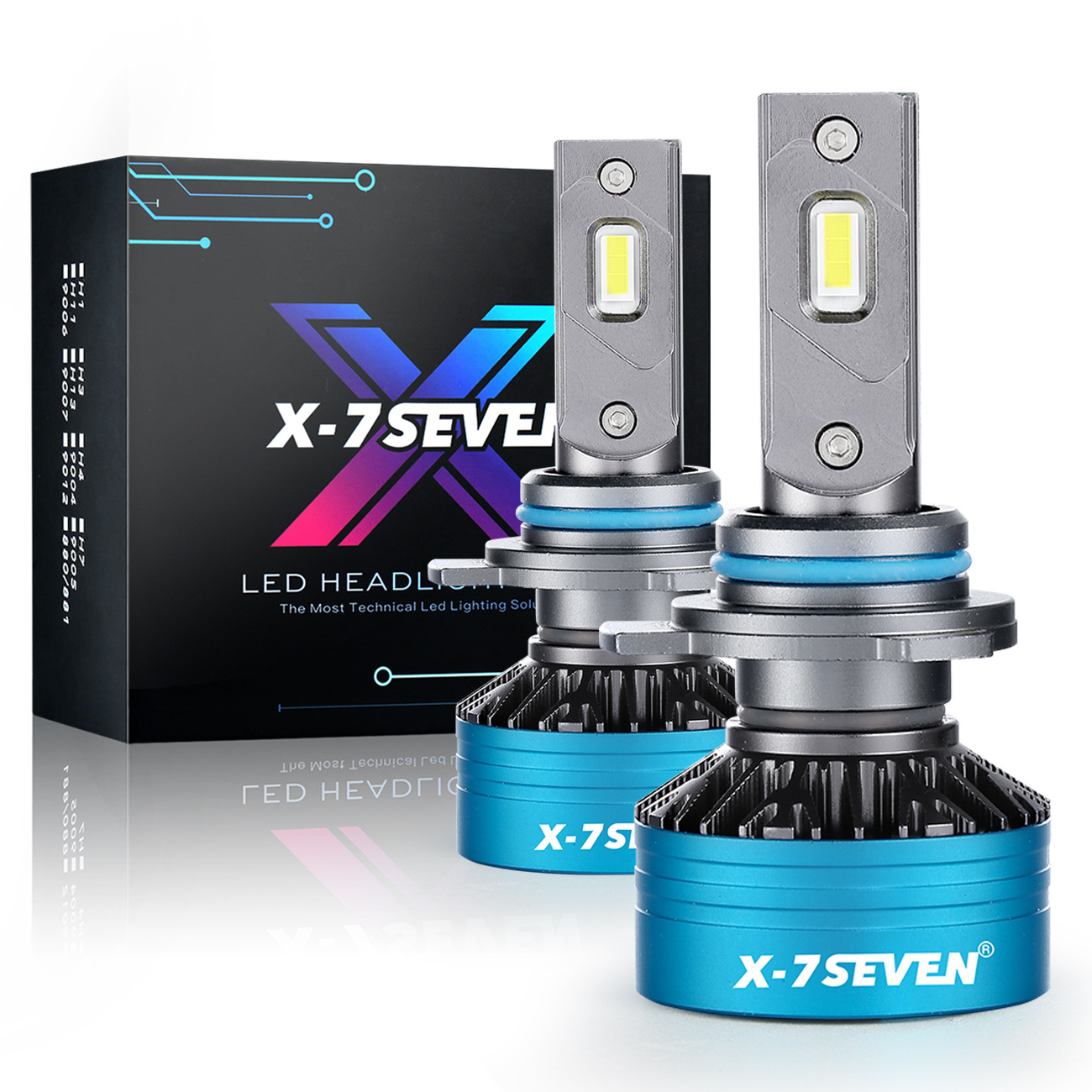 X-7SEVEN Apollo 140W High Power Auto Led Light Bulb H7 Car Focos Led H11 Automotriz H13 Canbus 28000 Lumen Faro H4 Led Headlight