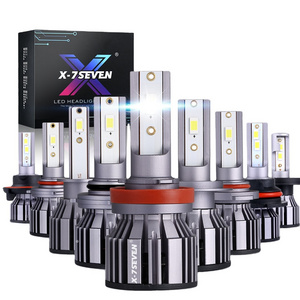 X-7SEVEN T2 12V 68W 6800LM 6500K CSP CHIPS led headlight system H1 H3 H4 H11 H13 9005 9006 9007 H7 led headlight bulbs