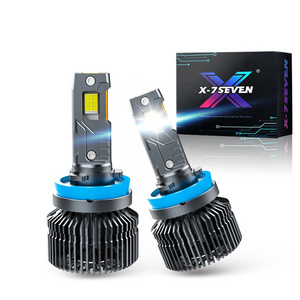 X-7SEVEN High Power 2024 Ares Led Headlight Bulbs 240W 4575 LED Chips Double Copper Tube H4 H7 H11 H1 9005 9006 9012 H13 9007