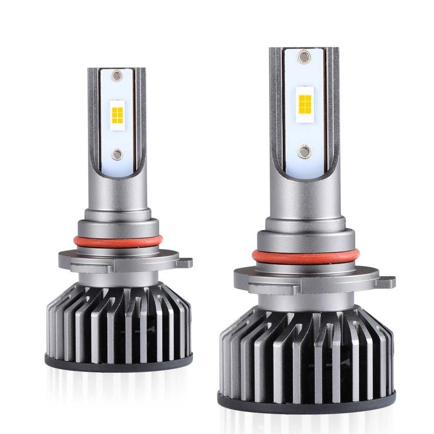 X-7SEVEN Factory X-F2 auto cars led light H7 H9 H11 H13 H4 led headlight 75W 7500LM 3000K Yellow for car headlight Best selling