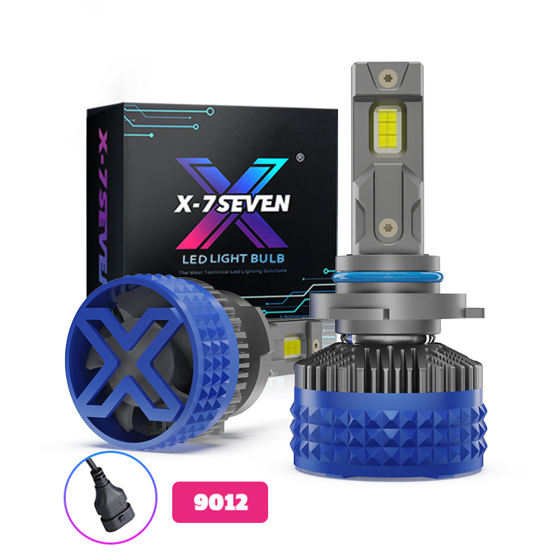 X-7SEVEN Premium Design 2024 Ultra Pro with Fan Led Car Headlight Faro Bombillo 140W H4 9003 LED Headlight Bulbs