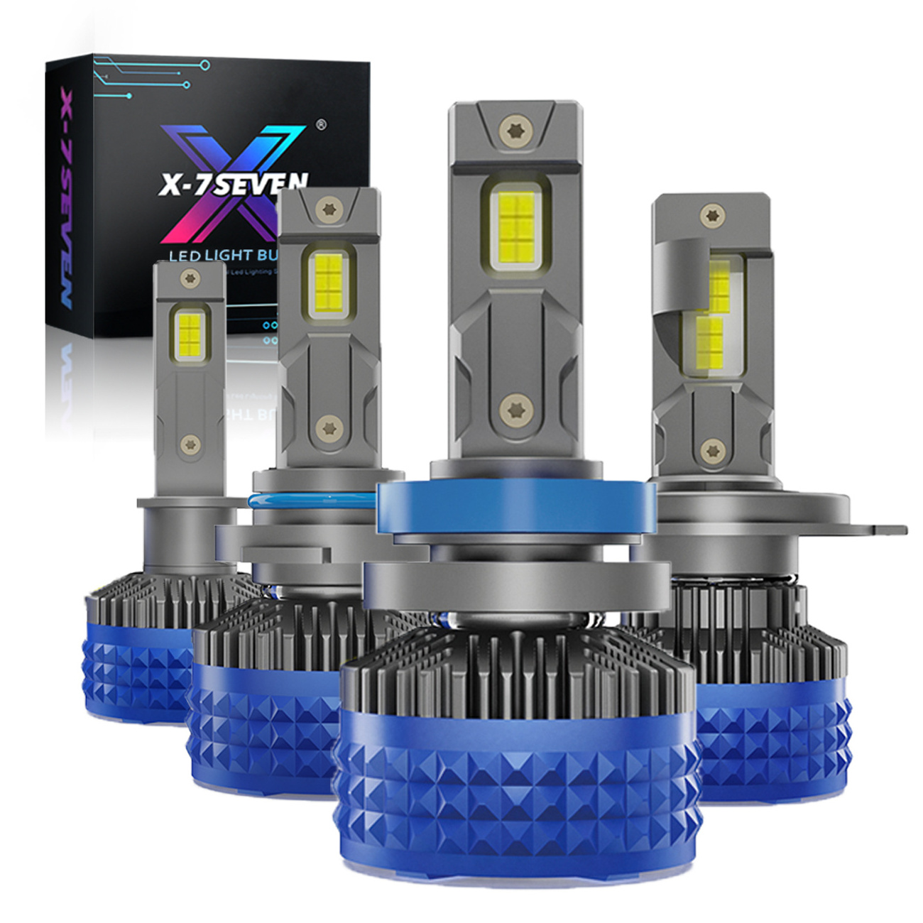 X-7SEVEN 2024 New arrival Ultra Pro Car Head Lamp H7 H11 140w Led Headlight Bulb H4 Led Headlight Kit