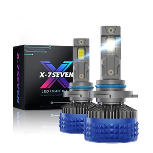 X-7SEVEN 2024 Ultra Pro Super High Power 130W 24000LM 6500K CSP Chip H1 H7 H8 H9 H11 9005 9006 9012 Led Headlight Bulbs