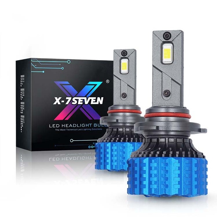 X-7SEVEN Super Bright Ultra 130W 24000LM 6500K Car Led Light Bulb H1 H4 H7 H11 Auto Lighting System 9005 9006 Led Headlight