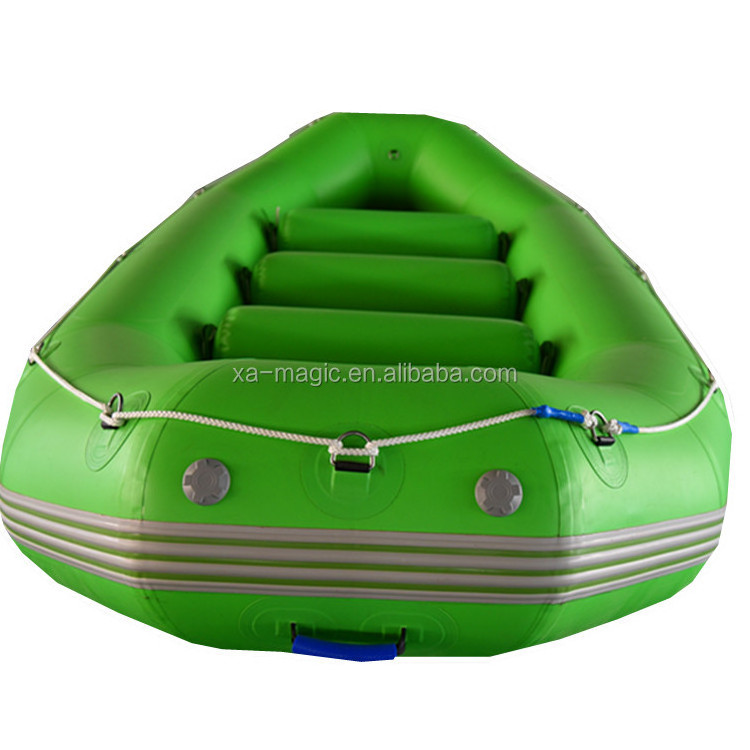 13ft Commercial Customized PVC Inflatable detached floor Rafting boat for sale