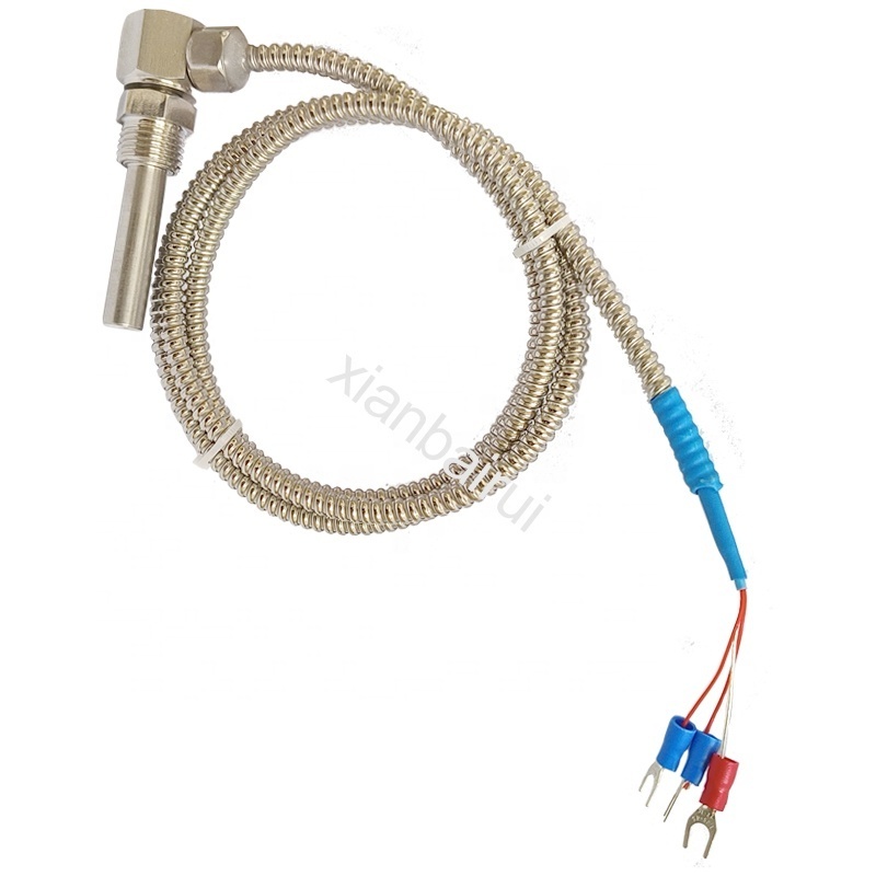 Cheap Price Industrial Stainless Steel Probe Thermocouple Pt1000 4 Wire 3 Wire Pt100 Temperature Sensor