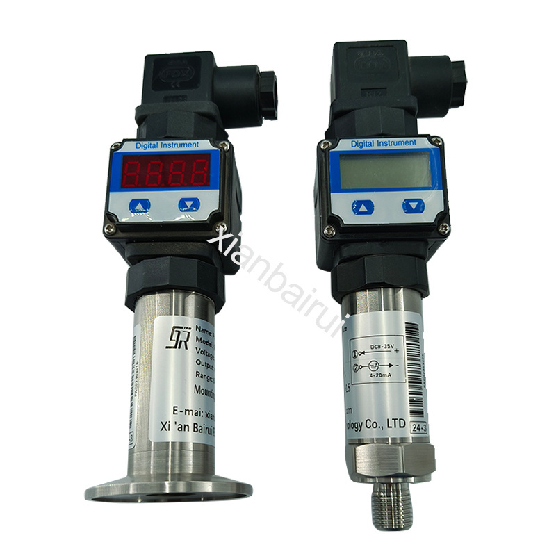 Digital Display Hydraulic Gas Pressure Transmitter 60mpa Industrial 4-20ma Digital Pressure Sensor